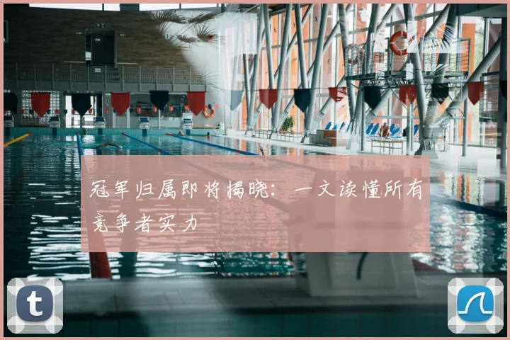 冠军归属即将揭晓:一文读懂所有竞争者实力